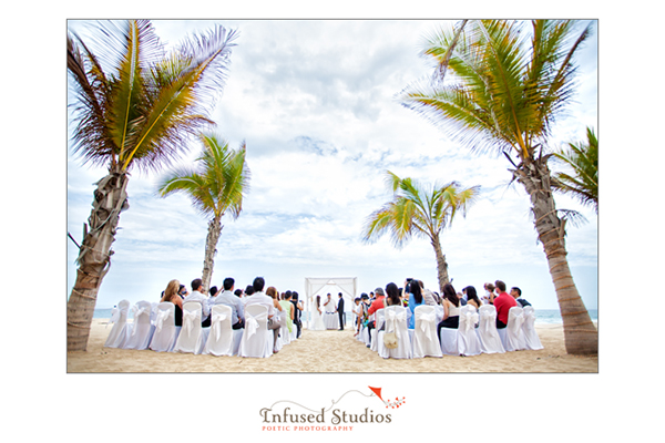 Beach destination wedding, Mexico