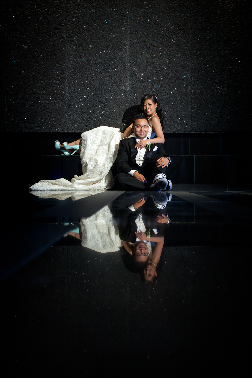 Edmonton Wedding photos - couples portrait modern urban vibe (CiCi and Steve)